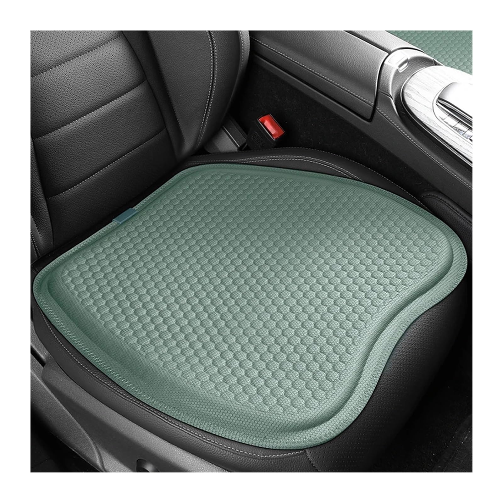 RVIFY Auto Sitzbezug Einteiliges Gel-Sitzkissen Cool Cloth, 3D-Softgel Geeignet für Zuhause, Büro, Auto Cooles, atmungsaktives Kissen Auto Sitzauflagen(Green) von RVIFY