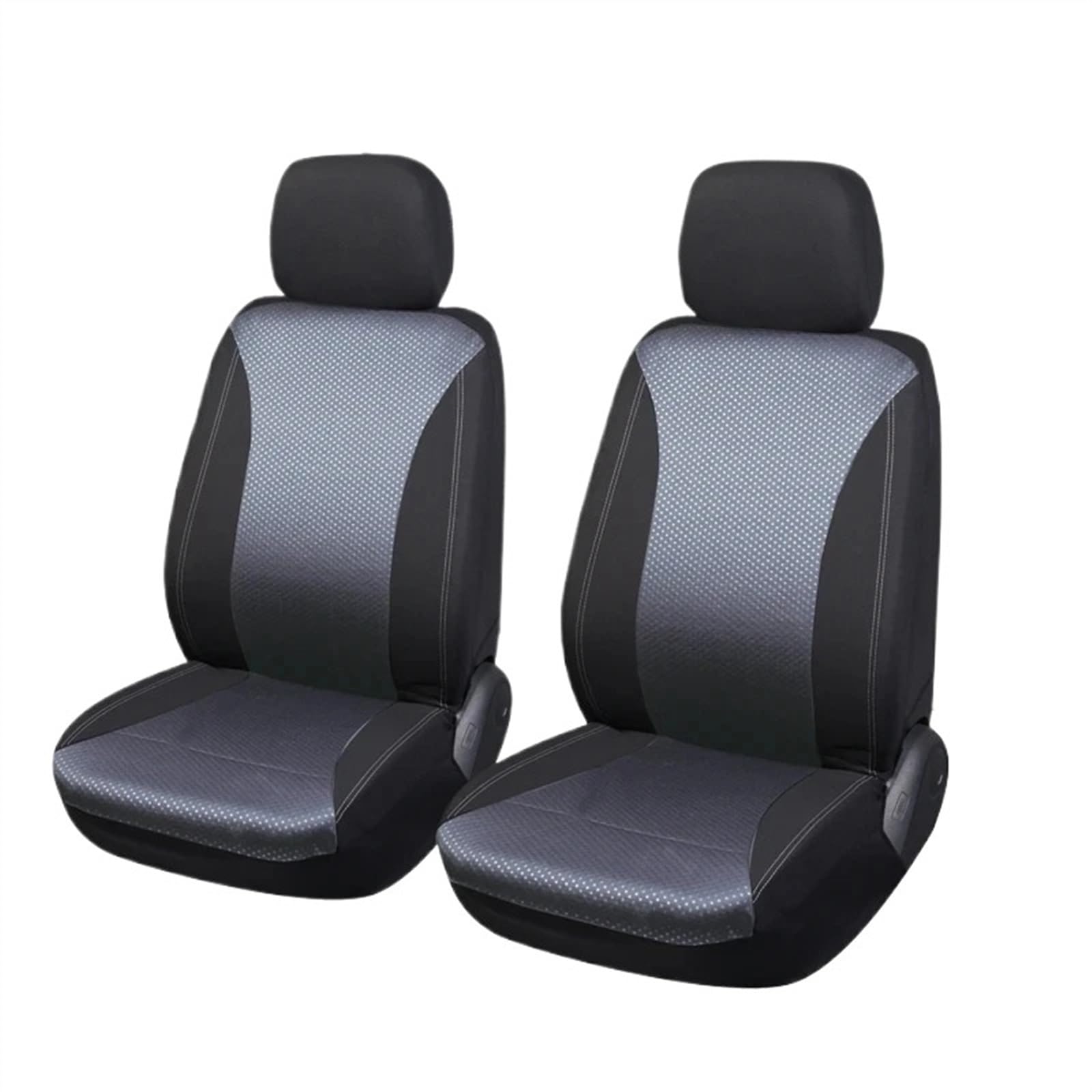 RVIFY Auto Sitzbezug Kariertes Polyester-Patchwork-Netzgewebe, universelles Unisex-Autositzbezüge-Set, Zubehör, Innenraum mit Schwamm Auto Sitzauflagen(AD9112-2F-01) von RVIFY