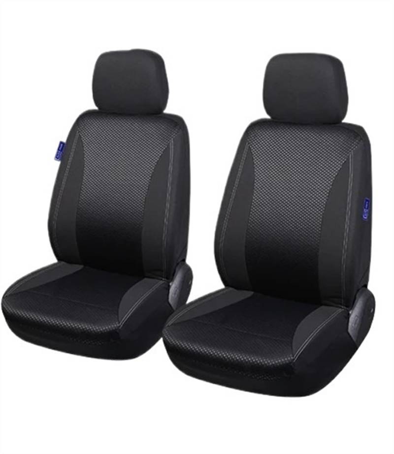 RVIFY Auto Sitzbezug Kariertes Polyester-Patchwork-Netzgewebe, universelles Unisex-Autositzbezüge-Set, Zubehör, Innenraum mit Schwamm Auto Sitzauflagen(AD9112-Set) von RVIFY