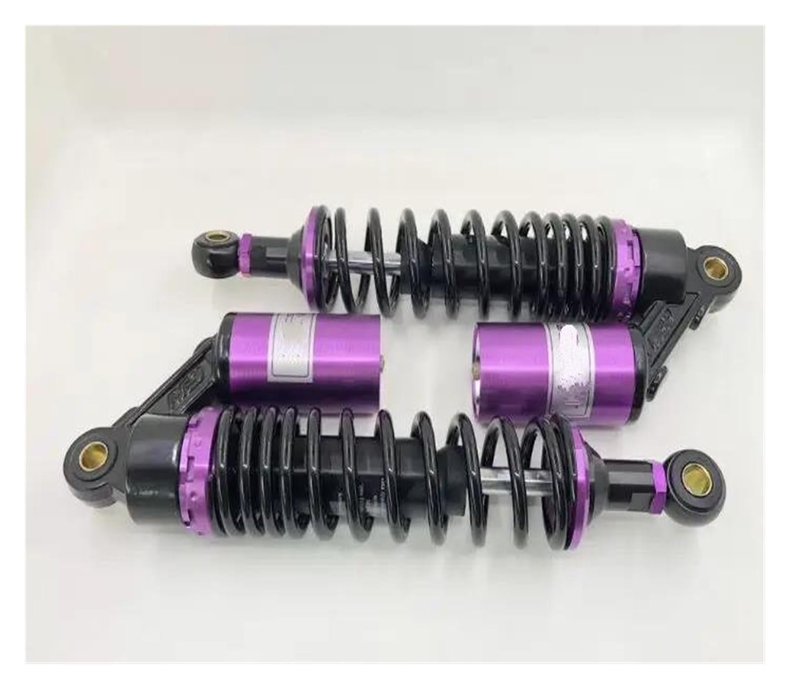 Stoßabsorbierendes Federbein Universal 12,5 "320mm Motorrad Hinten Stoßdämpfer Aufhängung Für Ya-ha Roller ATV Quad(Black purple) von RVSaLIOH