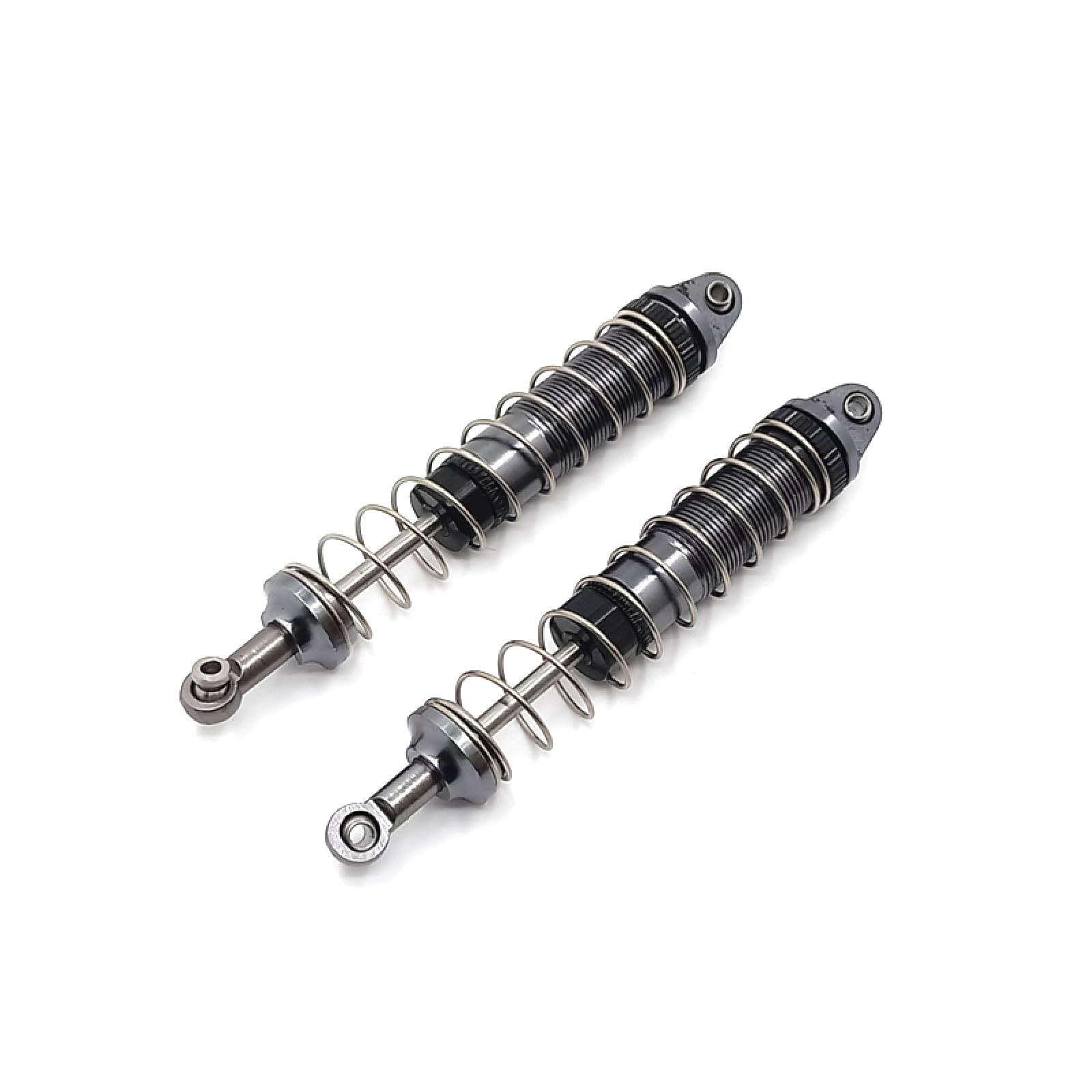 For Wltoys 12428 12423 12429 12427 Flyover Fernbedienung Auto Zubehör Upgrade Hydraulische Stoßdämpfer(Titanium rear shock) von RWEQUTES