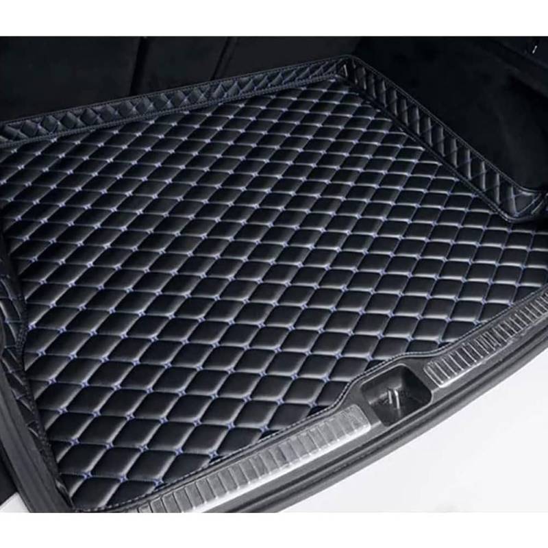 Auto Kofferraummatte Leder Kofferraumwanne für Hon-da CRV 2022-2023, Wasserdicht Kofferraum Schutzmatte Kratzfest rutschfest Interieur ZubehöR,A/Black~Blue von RWRAPS