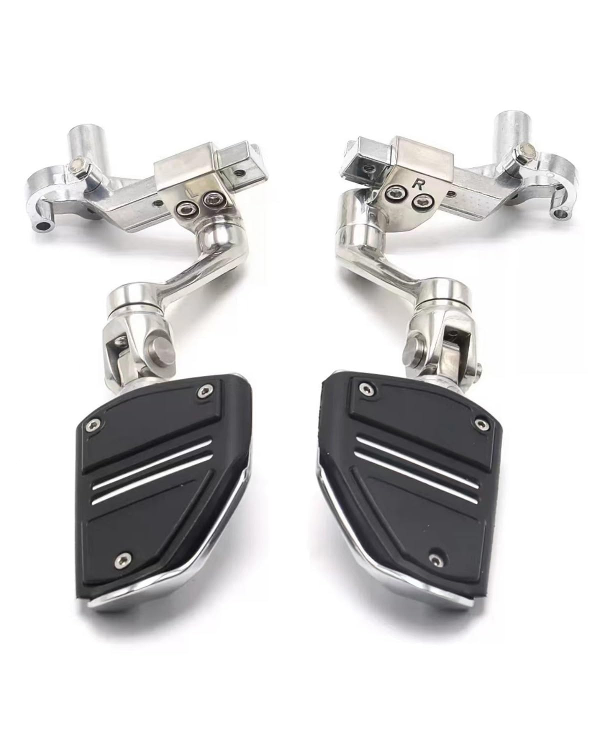 RWRAPS motorradpedale Für Gold Wing GL1800 2018 Goldwing 1800 F6b 2021 Motorrad Einstellbare Motorrad Pedal Fußstütze Passagier Breite Fußstütze von RWRAPS