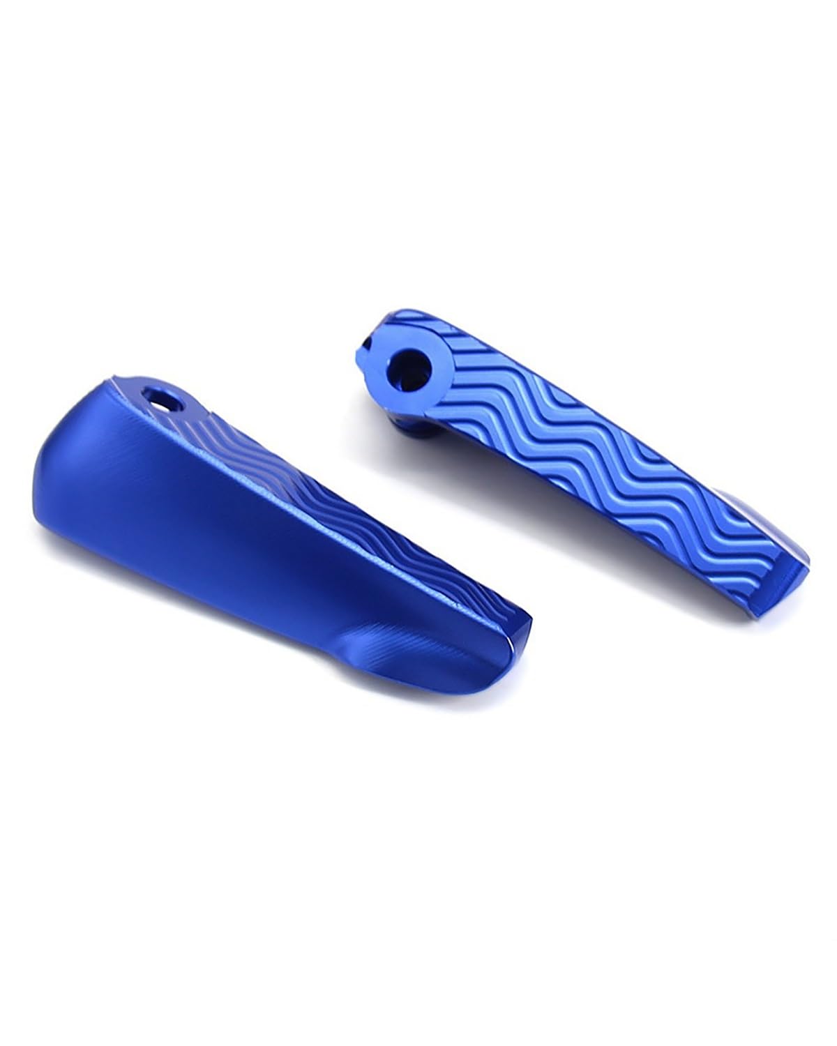 RWRAPS motorradpedale Für Piaggio Für Vespa GTS GTV 300 Modifizierte Hinten Passagier Erweiterte Fußstütze Einstellbare Motorrad Pedal Fußstütze Klapp Bord(Blue) von RWRAPS