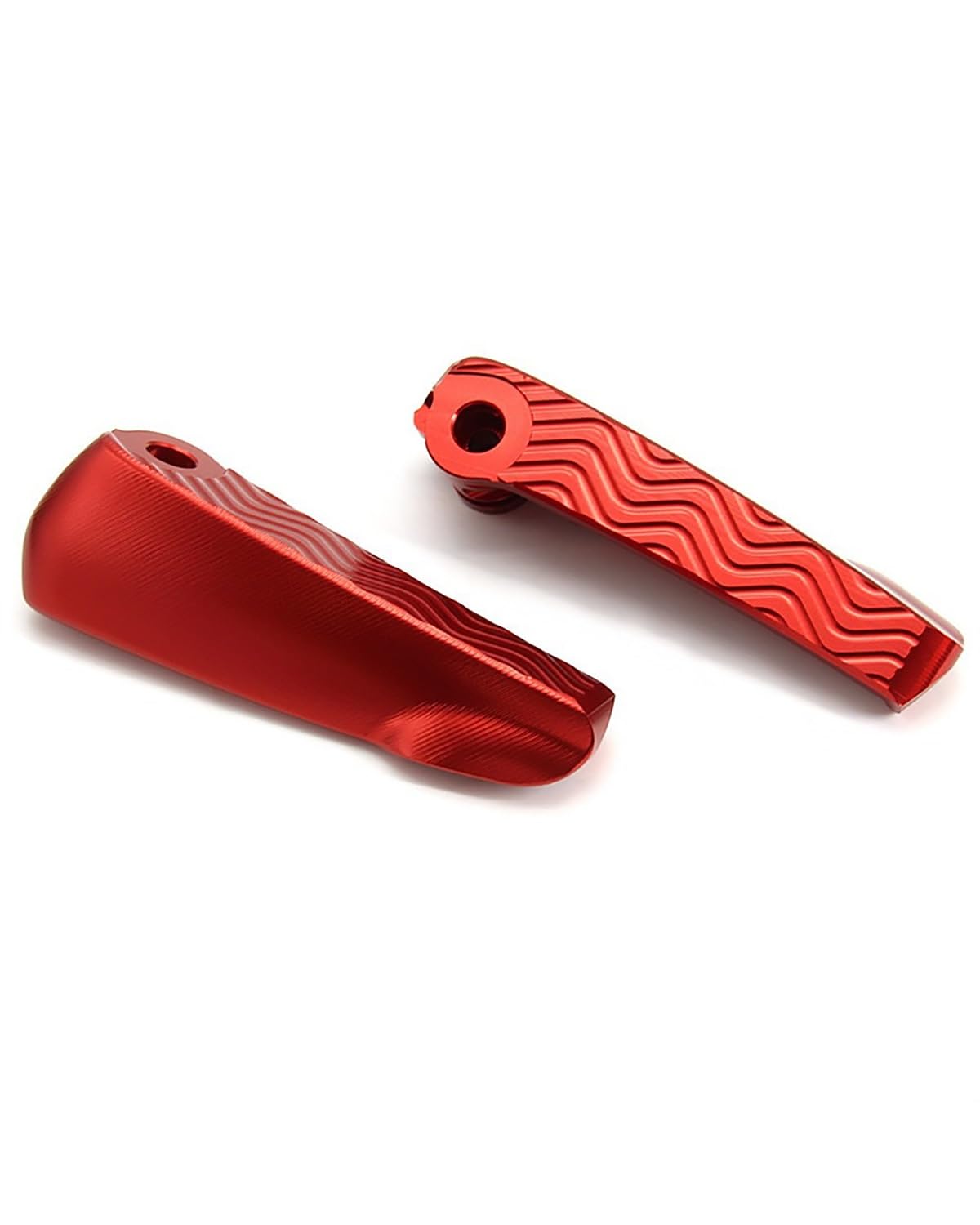 RWRAPS motorradpedale Für Piaggio Für Vespa GTS GTV 300 Modifizierte Hinten Passagier Erweiterte Fußstütze Einstellbare Motorrad Pedal Fußstütze Klapp Bord(Red) von RWRAPS