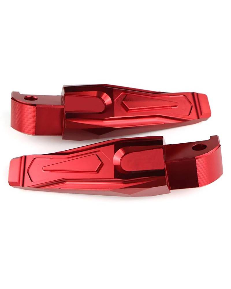 RWRAPS motorradpedale Für Yamaha Für MT-07 2013 2014 2015 2016 2017 2018 2019 CNC Motorrad Hinten Passagier Fußrasten Fußrasten Fußrasten Pedal(Red) von RWRAPS