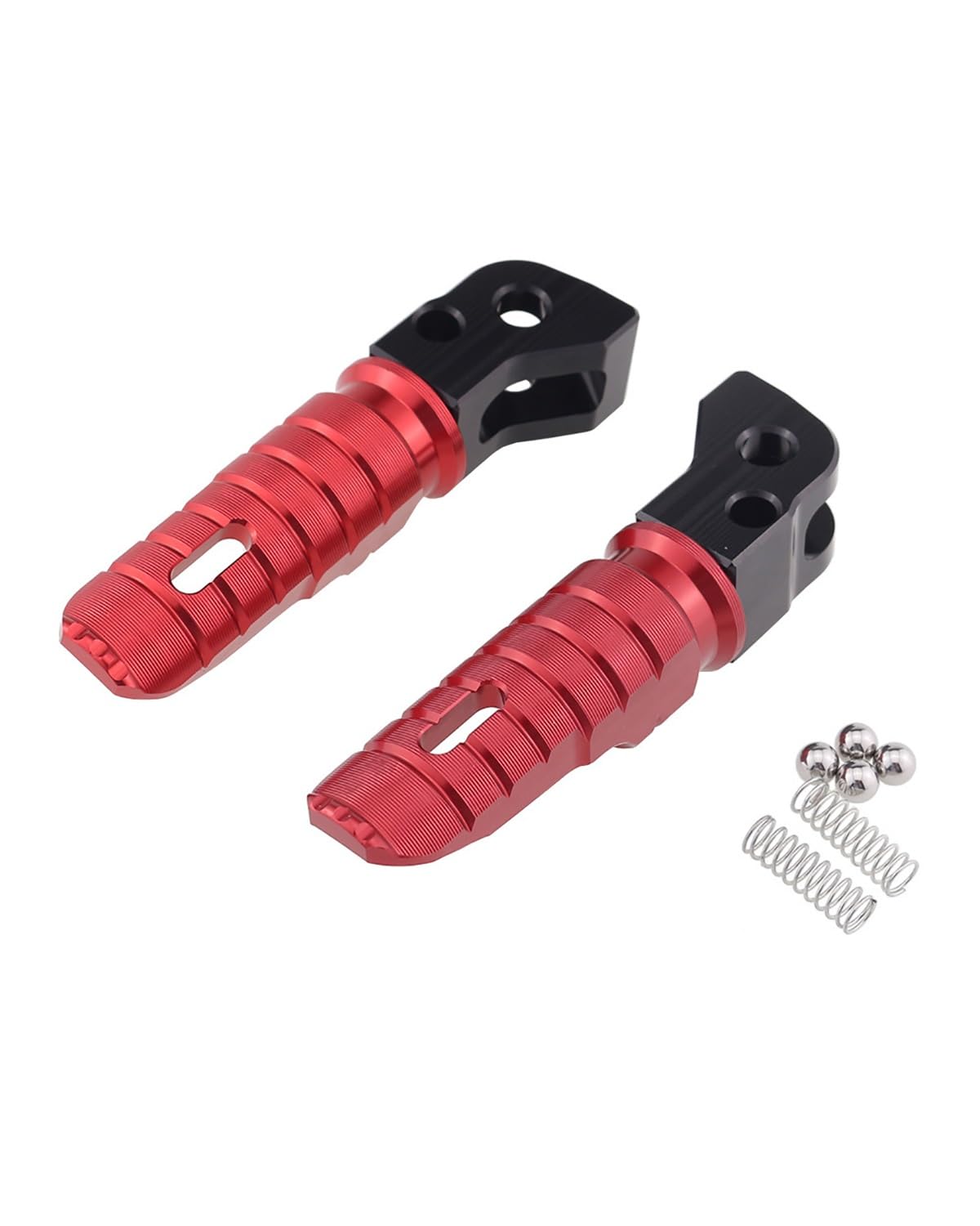 RWRAPS motorradpedale Geeignet für 125 250 390 690 790 890 RC200 390 Modifiziertes hinteres Fußpedal Motorradbodenverstellbares Motorradpedal(Red) von RWRAPS