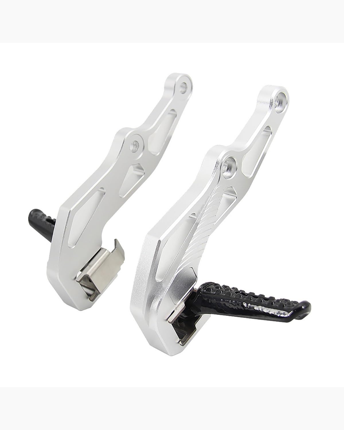 RWRAPS motorradpedale Geeignet für NC700D NC750D Motorrad-Modifikationszubehör verstellbares Motorrad-Pedal-Klappbrett Beifahrer breit(White) von RWRAPS