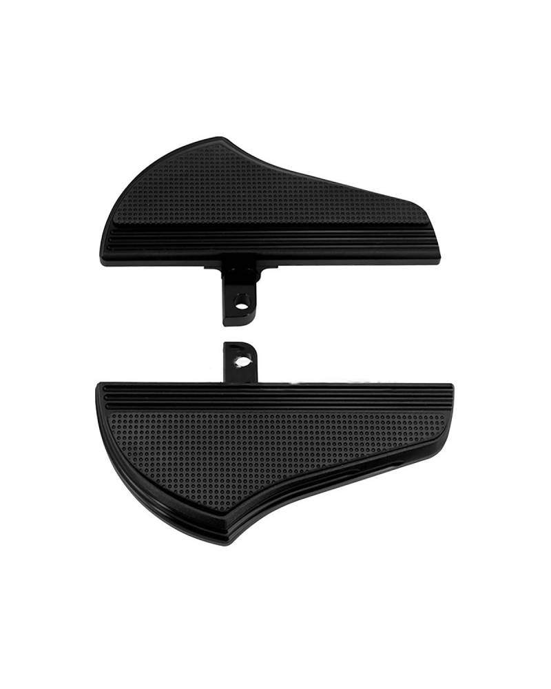 RWRAPS motorradpedale Geeignet für XL 883 XL1200 X48 72 Fußstützen vorne und hinten verstellbare Motorradpedale breite Beifahrer-Fußstützen(Black) von RWRAPS