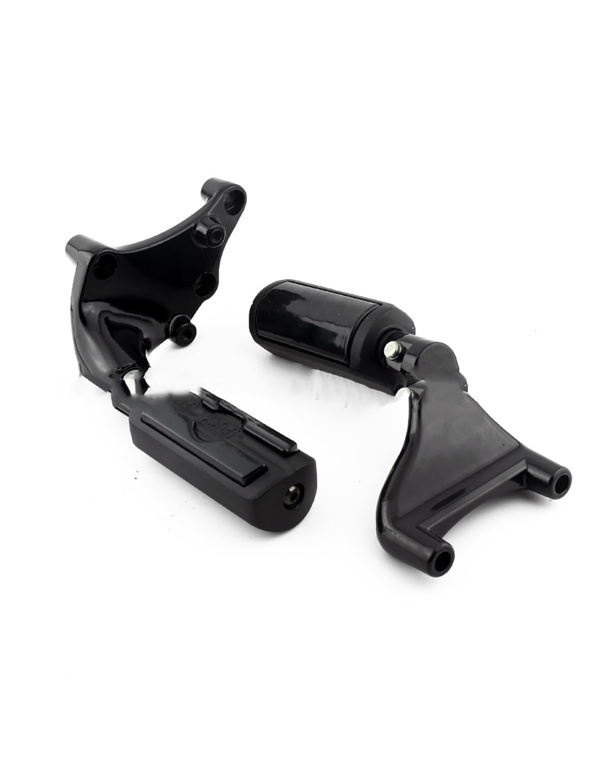 RWRAPS motorradpedale Geeignet für XL883 2014–2020 Motorrad-Modifikationsschritte für Anpassen des Motorradpedals an das Beifahrer-Breitfußpedal von RWRAPS