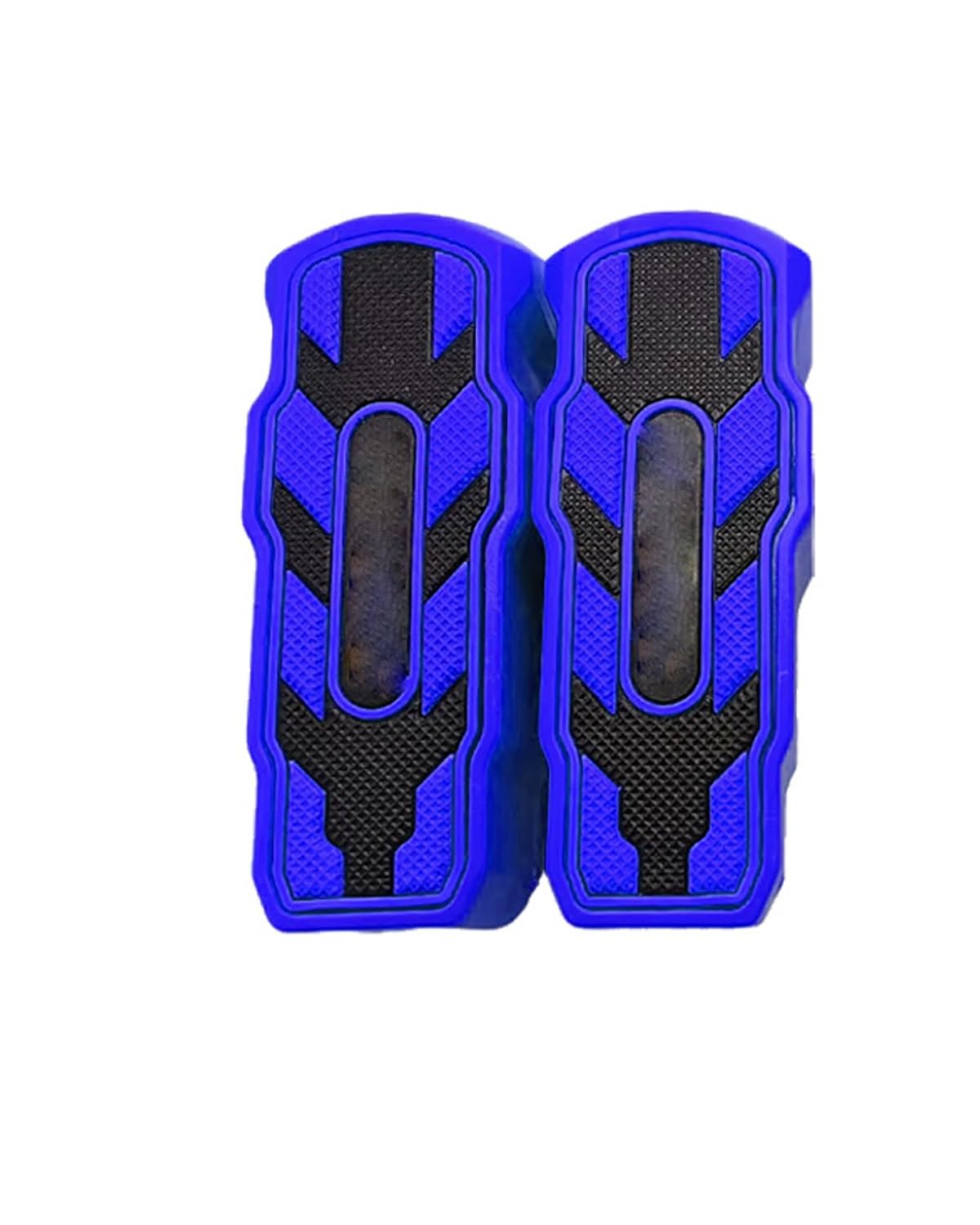 RWRAPS motorradpedale Motorrad modifiziertes Gummipedalbrett Farbe Gummipedal Motorrad Fußnagel Motorrad Gummipedal Motorrad Anti-Rutsch-Pedal(Blue) von RWRAPS