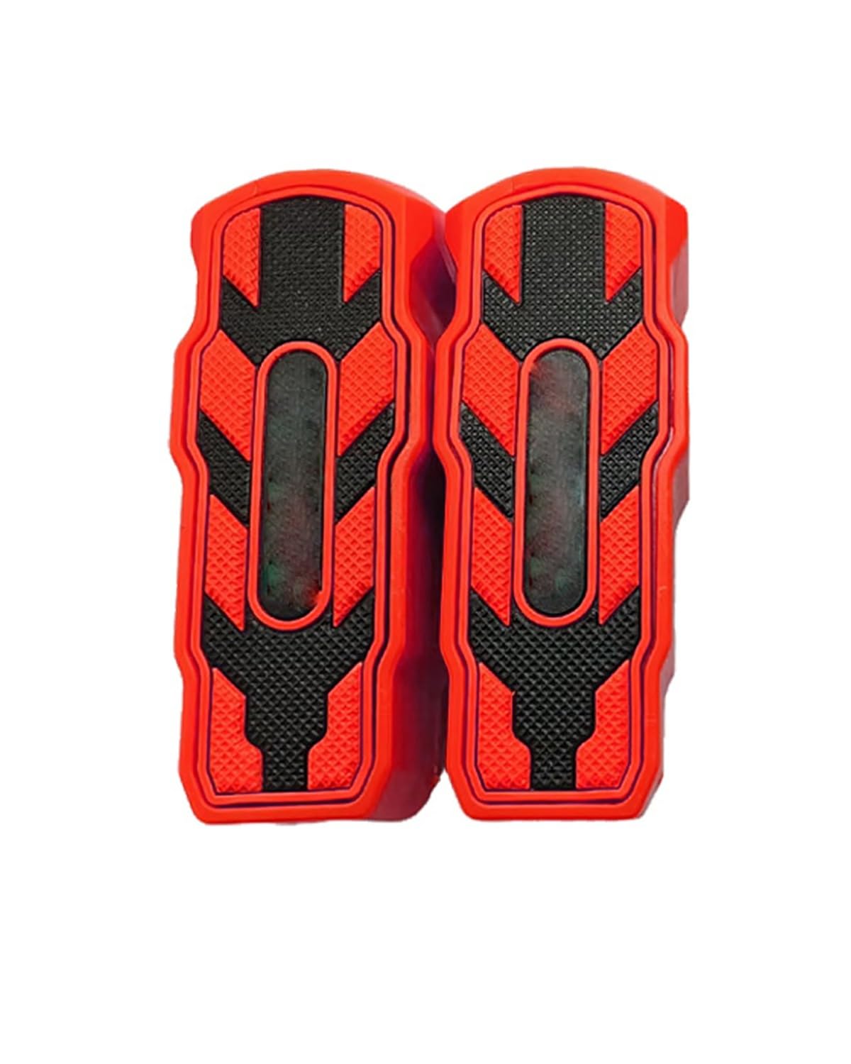 RWRAPS motorradpedale Motorrad modifiziertes Gummipedalbrett Farbe Gummipedal Motorrad Fußnagel Motorrad Gummipedal Motorrad Anti-Rutsch-Pedal(Red) von RWRAPS