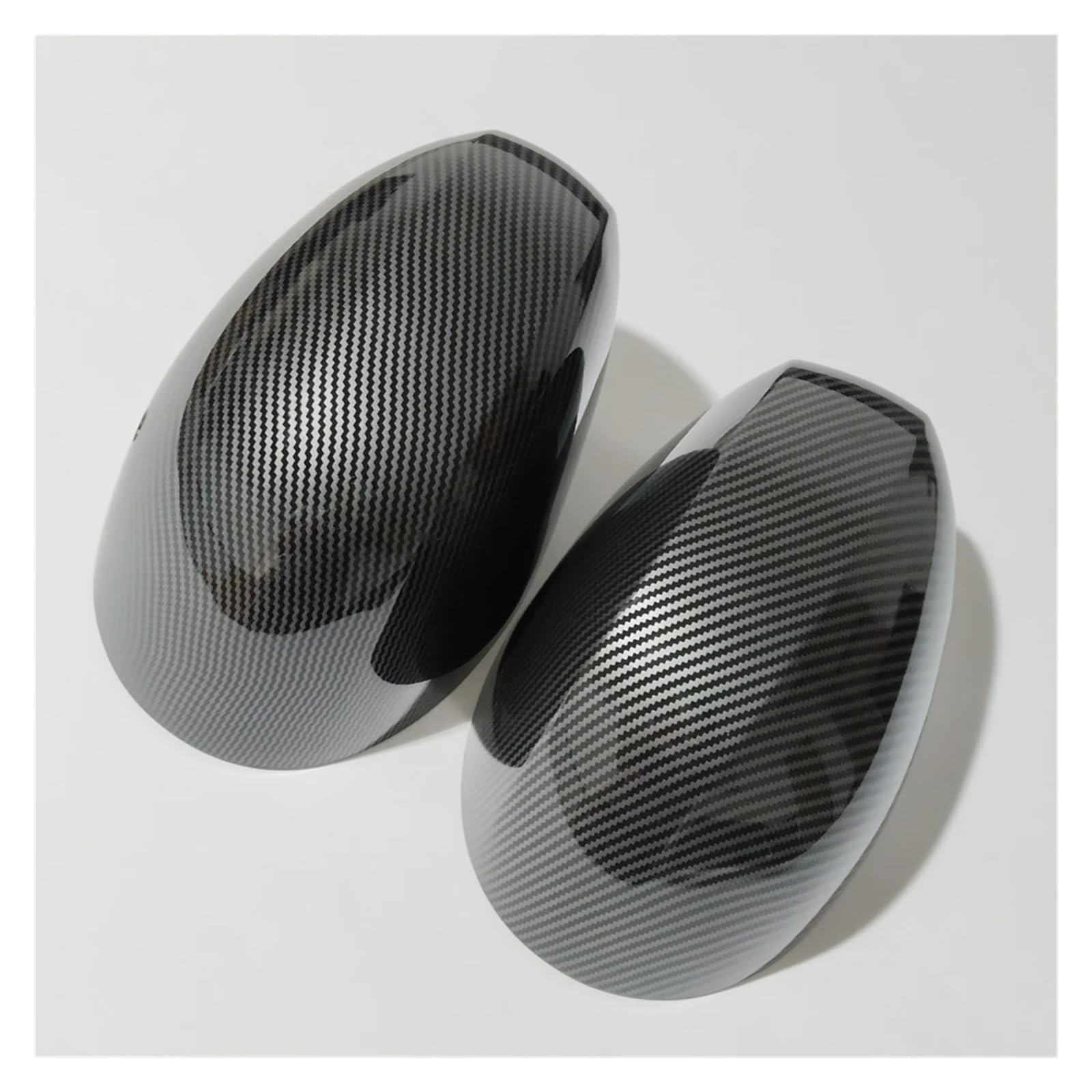 Außenspiegel Für Cooper F54 F55 F56 F57 F60 2020 2021 2022 2023 2024 Auto Hinten Spiegel Abdeckung Shell Cap Gehäuse Links Rechts Schwarz Rückspiegel Abdeckung(Carbon Fiber Pattern) von RWRPQEDEXM