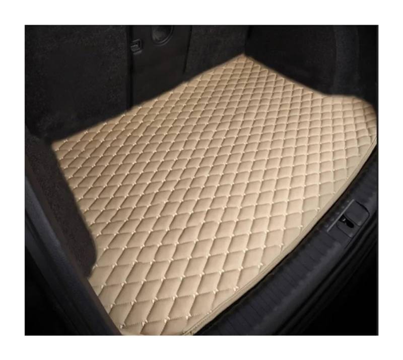 Auto Kofferraummatte Für A3 Für Fließheck 2008 2009 2010 2011 2012 2013 Kofferraum Matte Vollständig Umgeben Stamm Matte Hinten Fracht Fach Zubehör Cargo Teppich(Beige) von RWRPQEDEXM