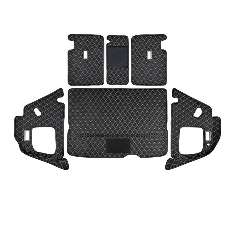 Auto Kofferraummatte Für Clubman F54 Auto wasserdichte Anti-rutsch-Kofferraum Matte Cargo Teppich(6pc) von RWRPQEDEXM