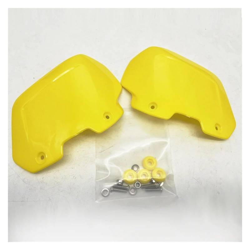 Bremshebelschutz Universal Motorrad 22MM 28MM Handschutz Hand Lenker Hand Wachen Griff Bar Schutz Schützen Lenker Handschützer(Yellow) von RWRPQEDEXM