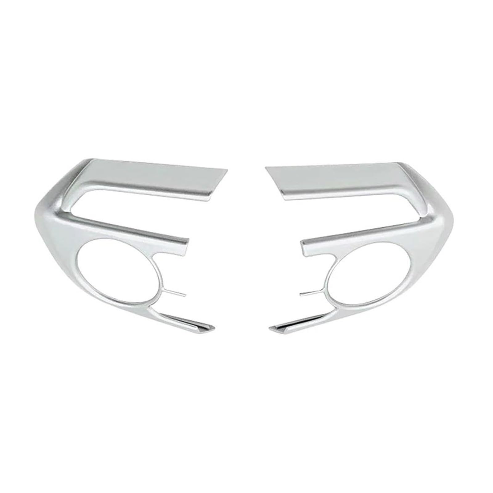 Control Panel Aufkleber 2PCS Für Rav4 Für Corolla E210 Für Rav 4 XA50 2019 2020 2021 2022 Auto Lenkrad Taste Panel Aufkleber Abdeckung Trim Zubehör Mittelkonsole Panel(Silver) von RWRPQEDEXM