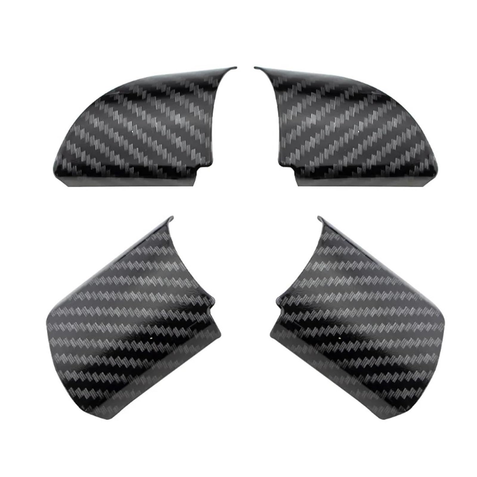 Control Panel Aufkleber Auto Lenkrad Panel Abdeckung Trim Aufkleber Innenleisten ABS Aufkleber Für Focus 2 MK2 2009 2010 2011 2005 2007 2008 2006 Mittelkonsole Panel(4PCS Carbon Fiber) von RWRPQEDEXM