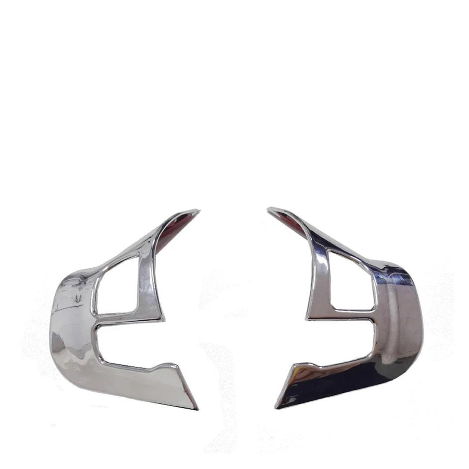 Getriebe Panel Trim 2pc Für Peugeot 208 2008 2014 2015 2016 Lenkrad Aufkleber Abzeichen Trim Fliegen Rad Panel Emblem Aufkleber Innen Zubehör Mittelkonsole Panel(Bright Silver) von RWRPQEDEXM