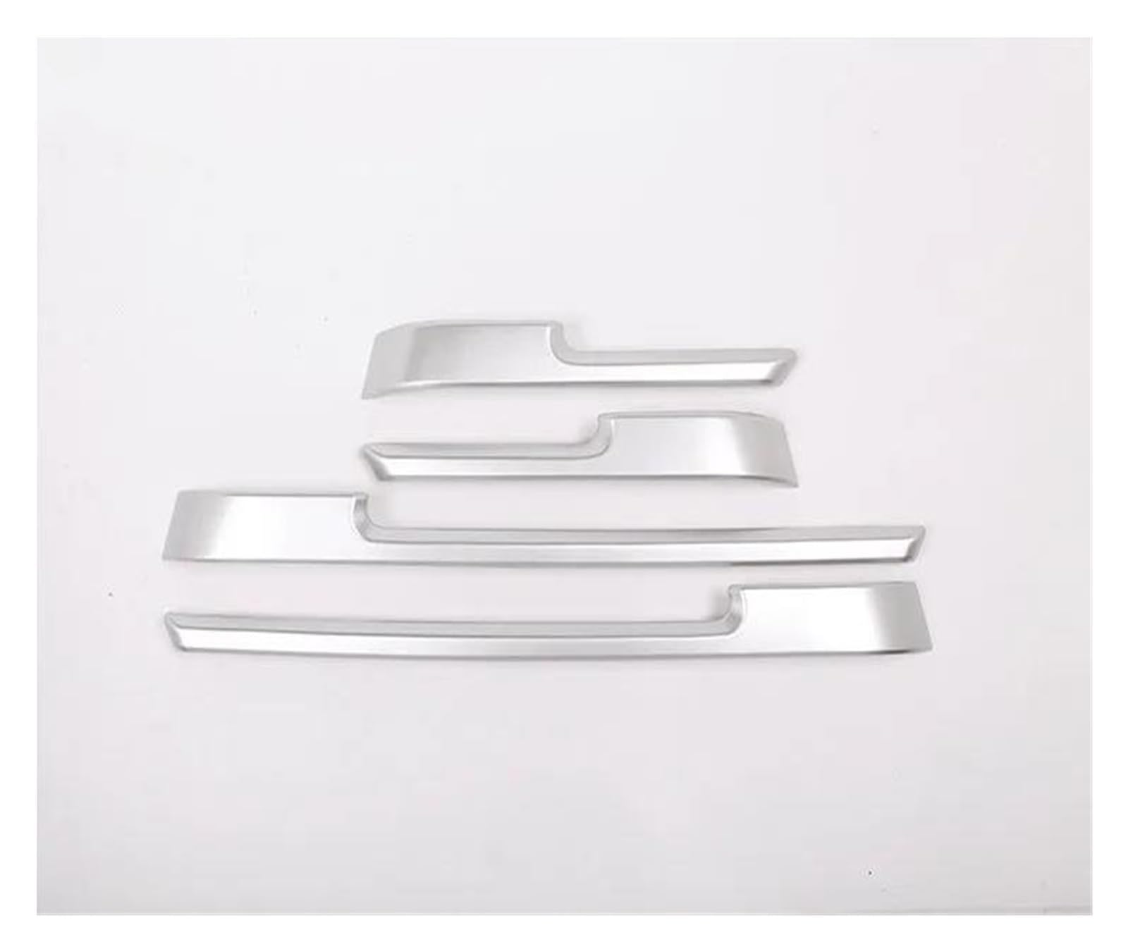 Getriebe Panel Trim 4 Stücke Für Land Für Rover Für Range Für Rover Für Vogue L405 2013 2014 2015 2016 2017 Auto Innen Tür Dekoration Streifen Trim Mittelkonsole Panel(Silver) von RWRPQEDEXM