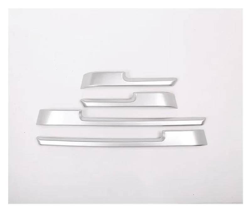 Getriebe Panel Trim 4 Stücke Für Land Für Rover Für Range Für Rover Für Vogue L405 2013 2014 2015 2016 2017 Auto Innen Tür Dekoration Streifen Trim Mittelkonsole Panel(Silver) von RWRPQEDEXM