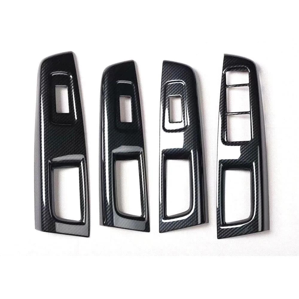 Getriebe Panel Trim Auto Fenster Tür Getriebe Shift Panel Abdeckung Innen Trim LHD ABS Carbon Faser Für S&ubaru Für F&orester 2008 2011 2012 2010 2009 Mittelkonsole Panel(Window Switch Panel) von RWRPQEDEXM