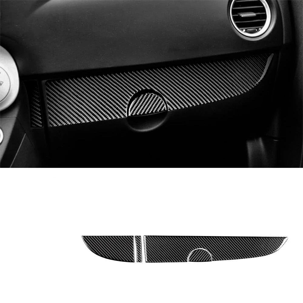 Getriebe Panel Trim Für Abarth 595 Für FIAT 500 2012 2022 2023 2013 2014 2020 2021 2015 2018 2019 2016 2017 AC Trim Aufkleber Zubehör Carbon Faser Mittelkonsole Panel(Style J) von RWRPQEDEXM