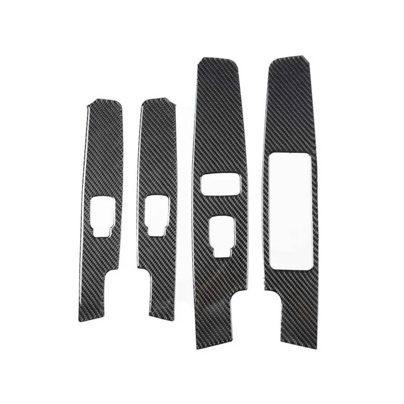 Getriebe Panel Trim Für Hummer H3 2005 2006 2007 2008 2009 Auto Glas Lift Rahmen Trim Abdeckung Trim Rahmen Weiche Carbon Faser Mittelkonsole Panel(Style A) von RWRPQEDEXM