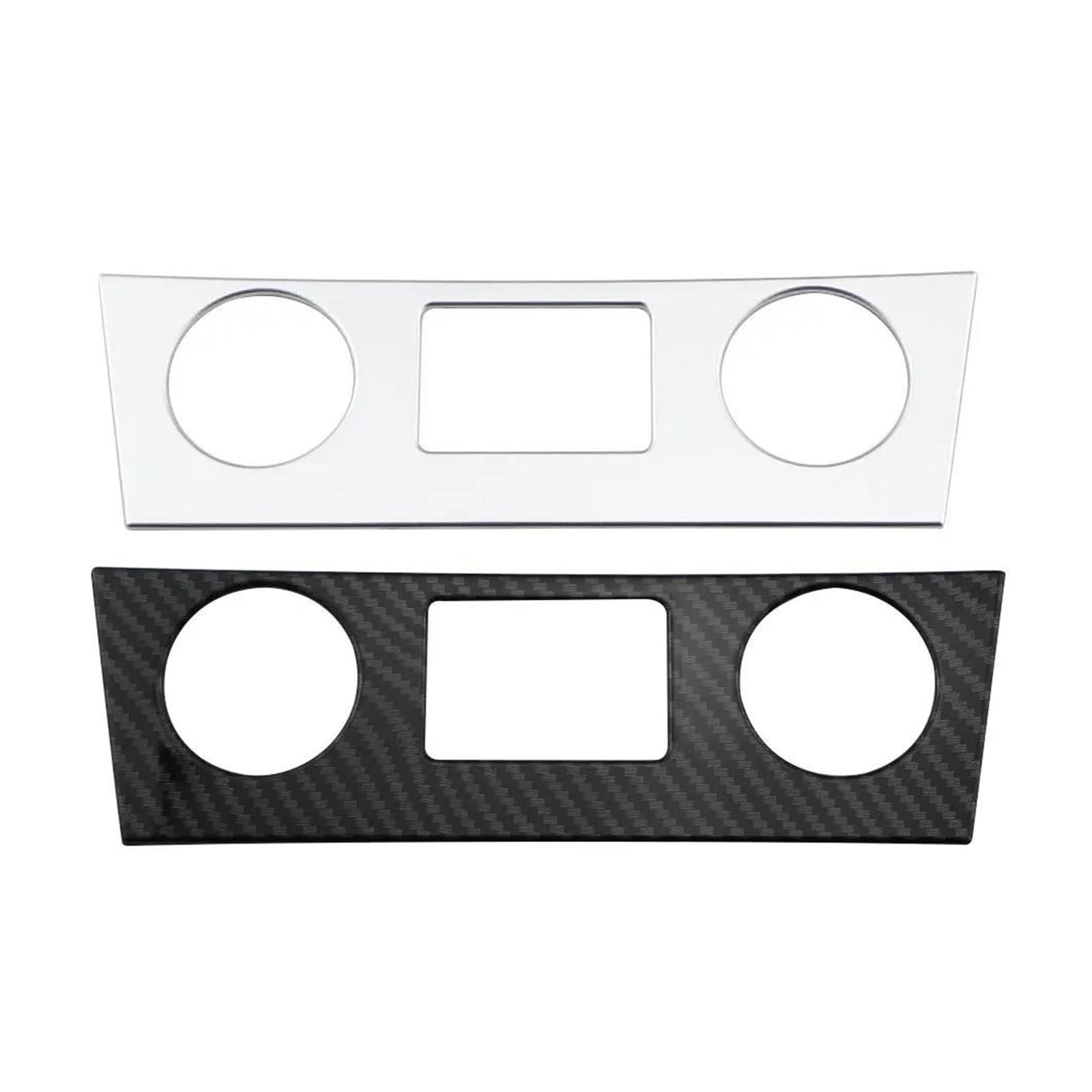 Getriebe Panel Trim Für Hyundai Für Kona Für Kauai 2017 2018 2019 2020 2021 2022 2023 Auto Zigarette Leichter Knopf Panel Abdeckung Pailletten Trim ABS Innen Mittelkonsole Panel(Black) von RWRPQEDEXM