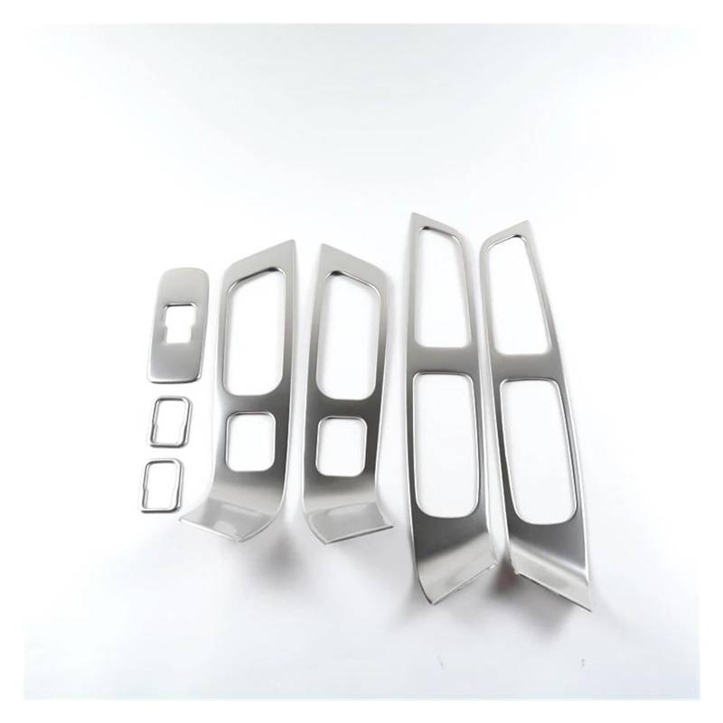 Getriebe Panel Trim Für Volvo Für XC60 Für S60 Für V60 Auto Tür Armlehne Fenster Glas Hebe Taste Rahmen Aufkleber Trim Dekoration LHD RHD Innen Mittelkonsole Panel(7 pcs) von RWRPQEDEXM