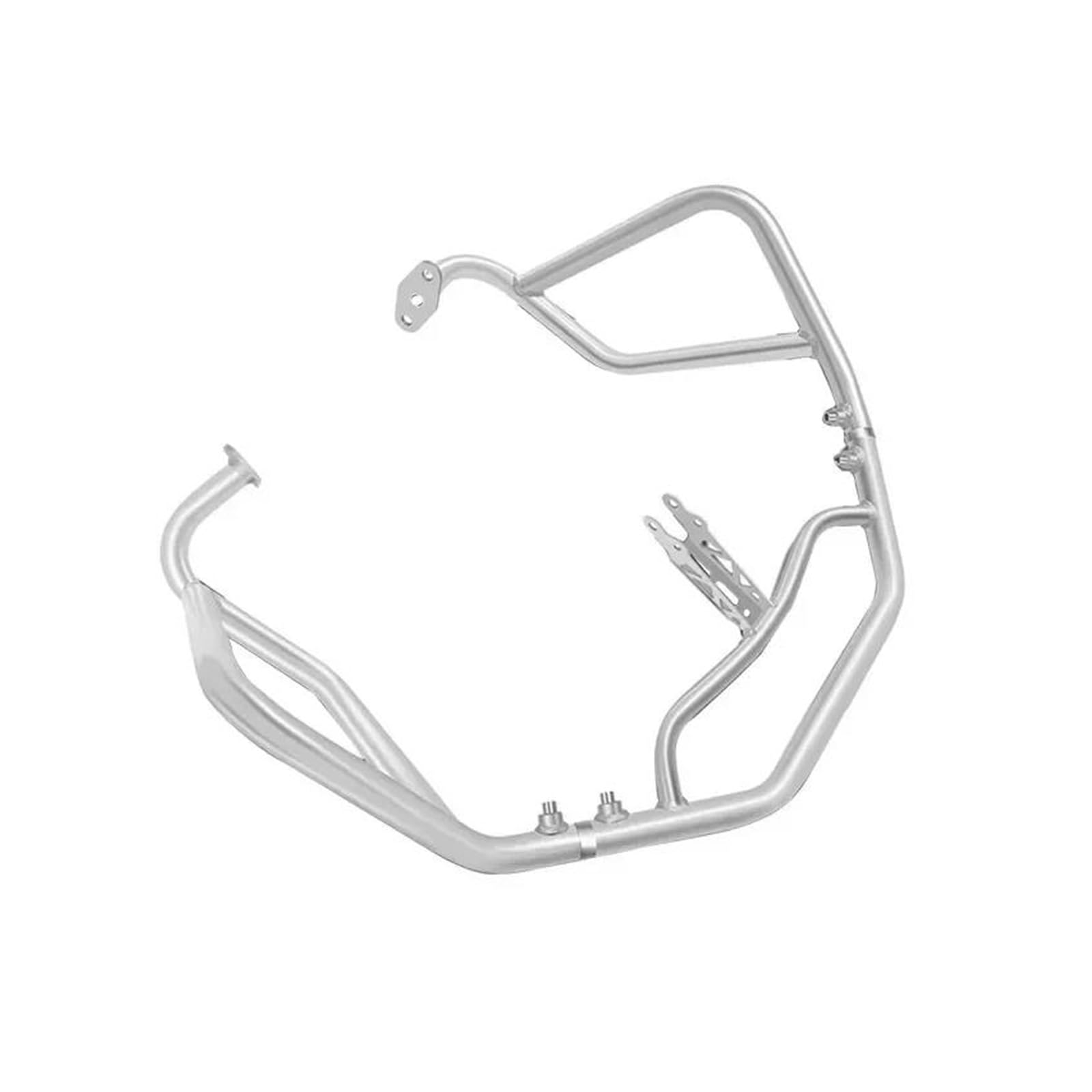 Motor Schutz Crash Bar Für XL750 Für XL 750 Für TRANSALP 750 2023 2024 Motorrad Rahmen Schutz Bars Motor Schutz Autobahn Crash Bars Stoßstange Stunt Käfig Highway Sturzbügel(Upper Silver) von RWRPQEDEXM