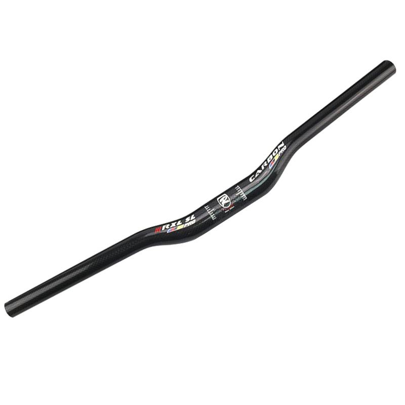 RXL SL Mountainbike Lenker Lenker Carbon, 3K Glänzend Schwarz,Ø 31,8 mm,680mm Riser Lenker von RXL SL