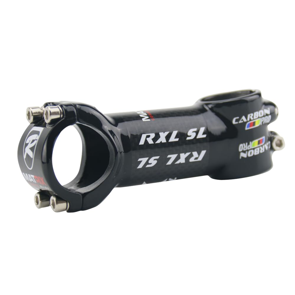 RXL SL Rennrad Vorbau 31,8 mm 3K glänzend Kohlefaser+Aluminiumlegierung Fahrrad Vorbau 60mm von RXL SL