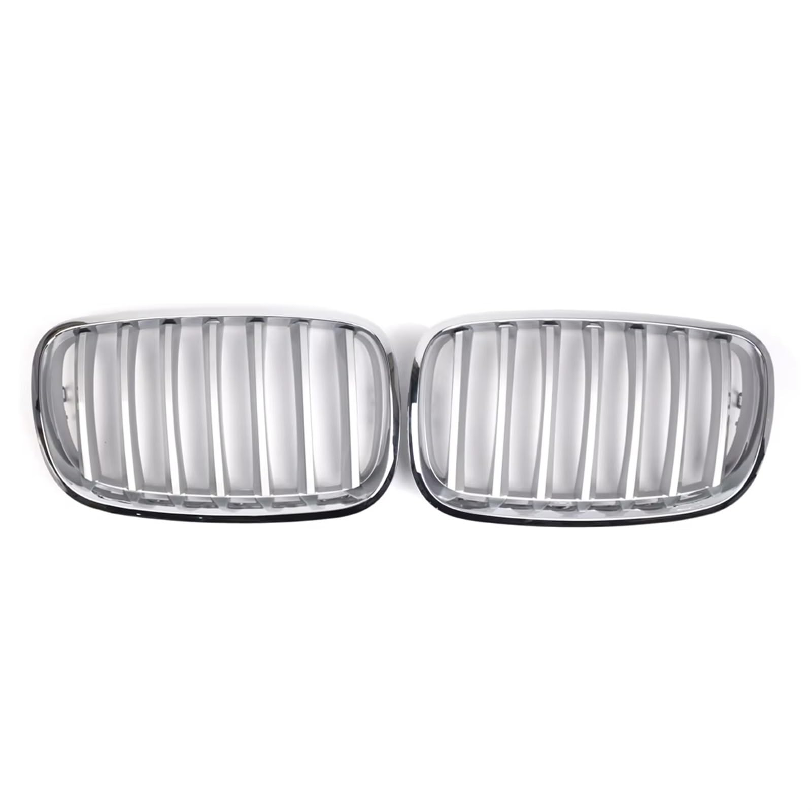 Auto Frontgrill 2-teiliges Auto-Frontnierengitter Aus Chrom-ABS-Mesh-Grill, Zubehör Für E70 E71 X5 X6 2008 2009 2010 2012 2013 Front Kühlergrille von RXRJSU