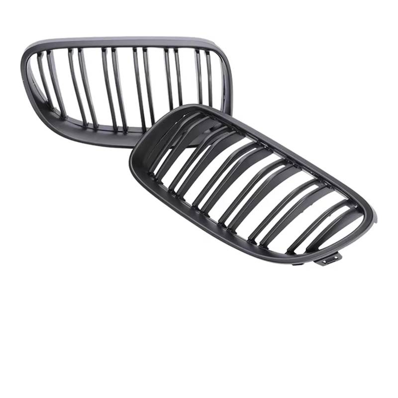 Auto Frontgrill Auto Styling Chrom Vorne Niere Carbon Fiber Racing Grills Für 3 Serie E92 E93 325i 328i 330i 2010 2011 2012 2013 Grille Front Kühlergrille(Matte Black 10-13) von RXRJSU