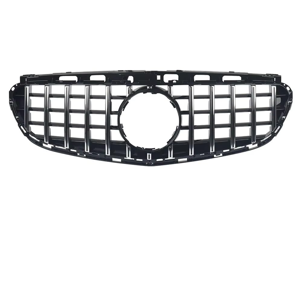 Auto Frontgrill Chrome Black Diamonds Style Renngrill Für Benz E-Klasse W212 E300 E350 E400 2014 2015 2016. Für AMG Style Frontstoßstangengrill Front Kühlergrille(B-Chrome Silver) von RXRJSU