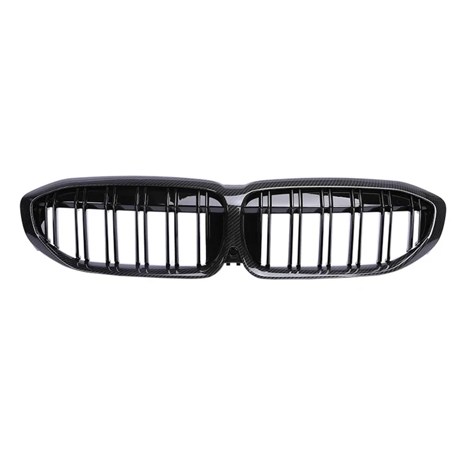 Auto Frontgrill Diamant-Stil Front-Nieren-Stoßstangengrills Kohlefaser-Renngrill-Zubehör Für 3er G20 G21 G28 316i 318i 2019 2020 2021 2022 2023 Front Kühlergrille(Dual Carbon Look) von RXRJSU