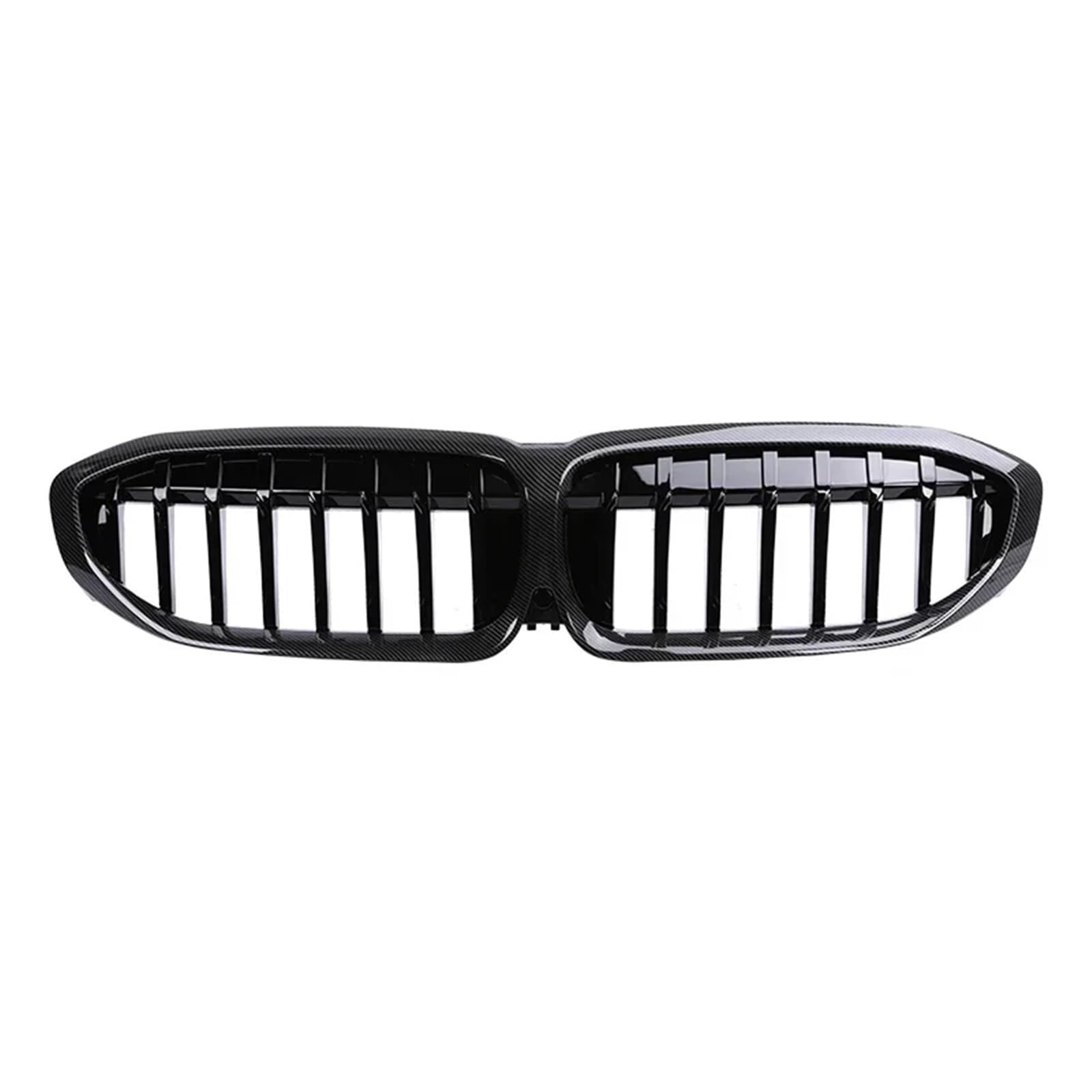 Auto Frontgrill Diamant-Stil Front-Nieren-Stoßstangengrills Kohlefaser-Renngrill-Zubehör Für 3er G20 G21 G28 316i 318i 2019 2020 2021 2022 2023 Front Kühlergrille(Single Carbon Look) von RXRJSU