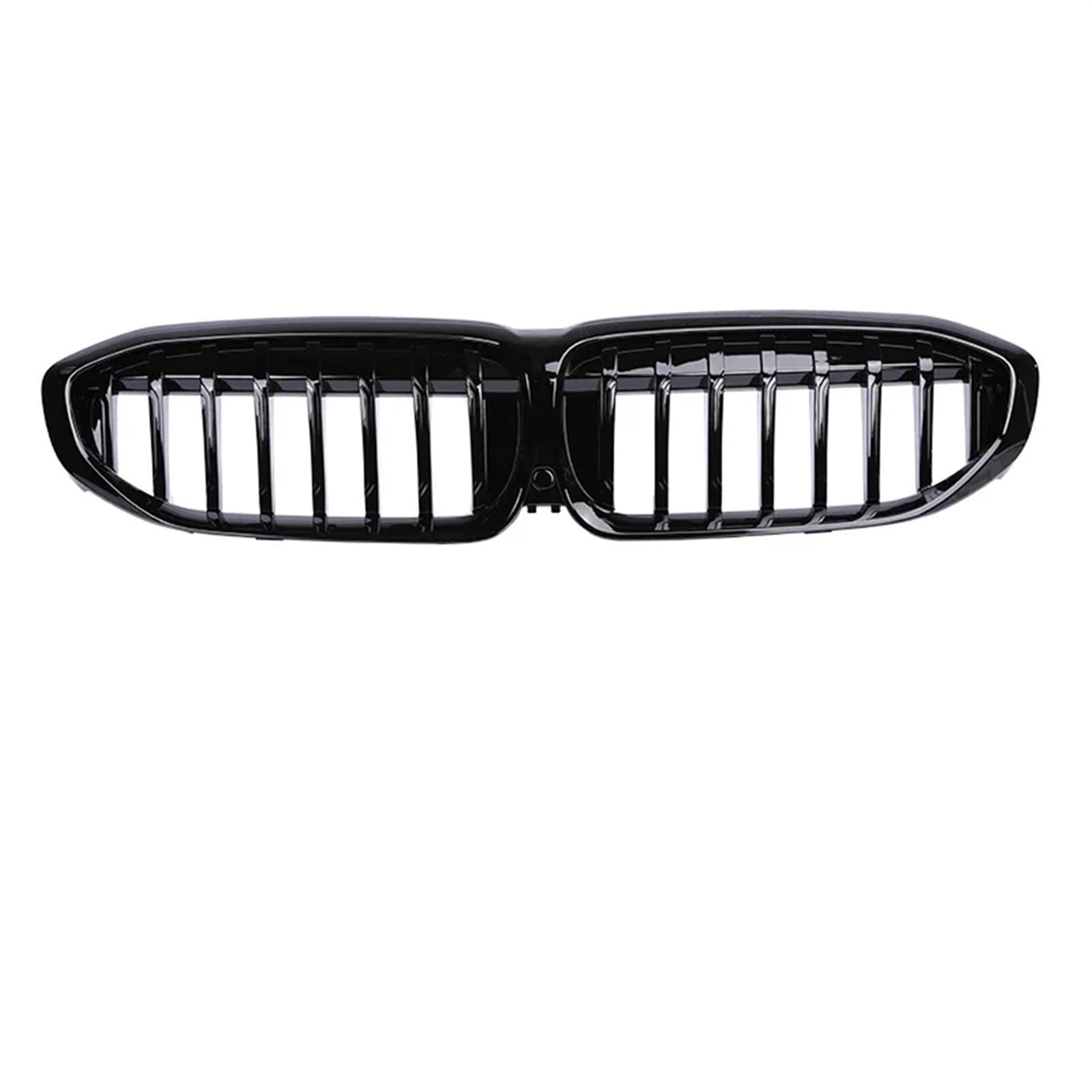 Auto Frontgrill Diamant-Stil Front-Nieren-Stoßstangengrills Kohlefaser-Renngrill-Zubehör Für 3er G20 G21 G28 316i 318i 2019 2020 2021 2022 2023 Front Kühlergrille(Single Glossy Black) von RXRJSU