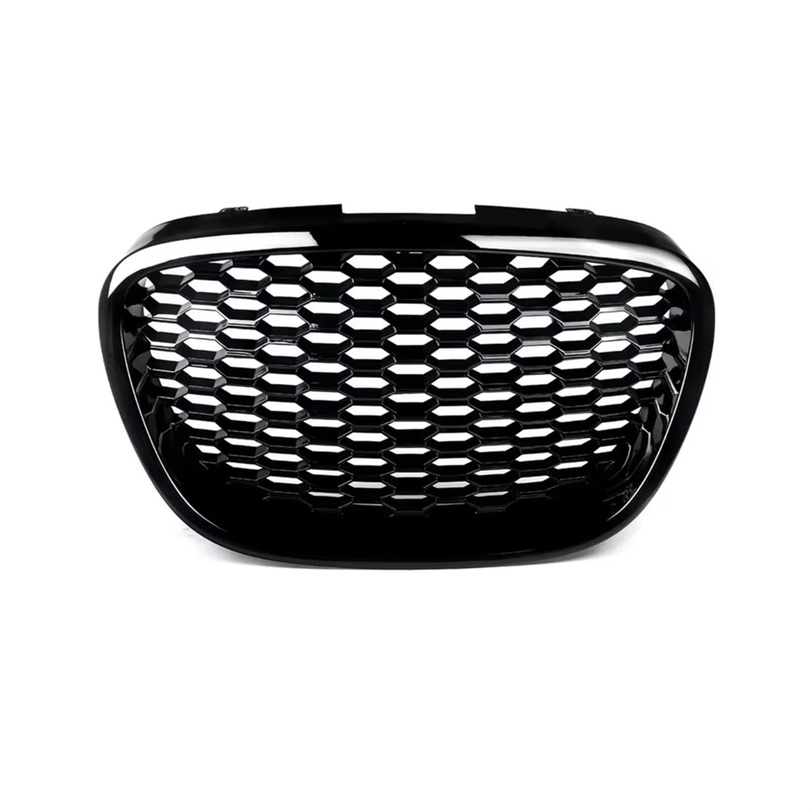 Auto Frontgrill Fronthaubengrill Für SEAT Für Leon MK2 1P1 2006 2007 2008 2009 Schwarzer Frontwabengrill Mesh Sport Racing Grills Front Kühlergrille(Glossy Black) von RXRJSU