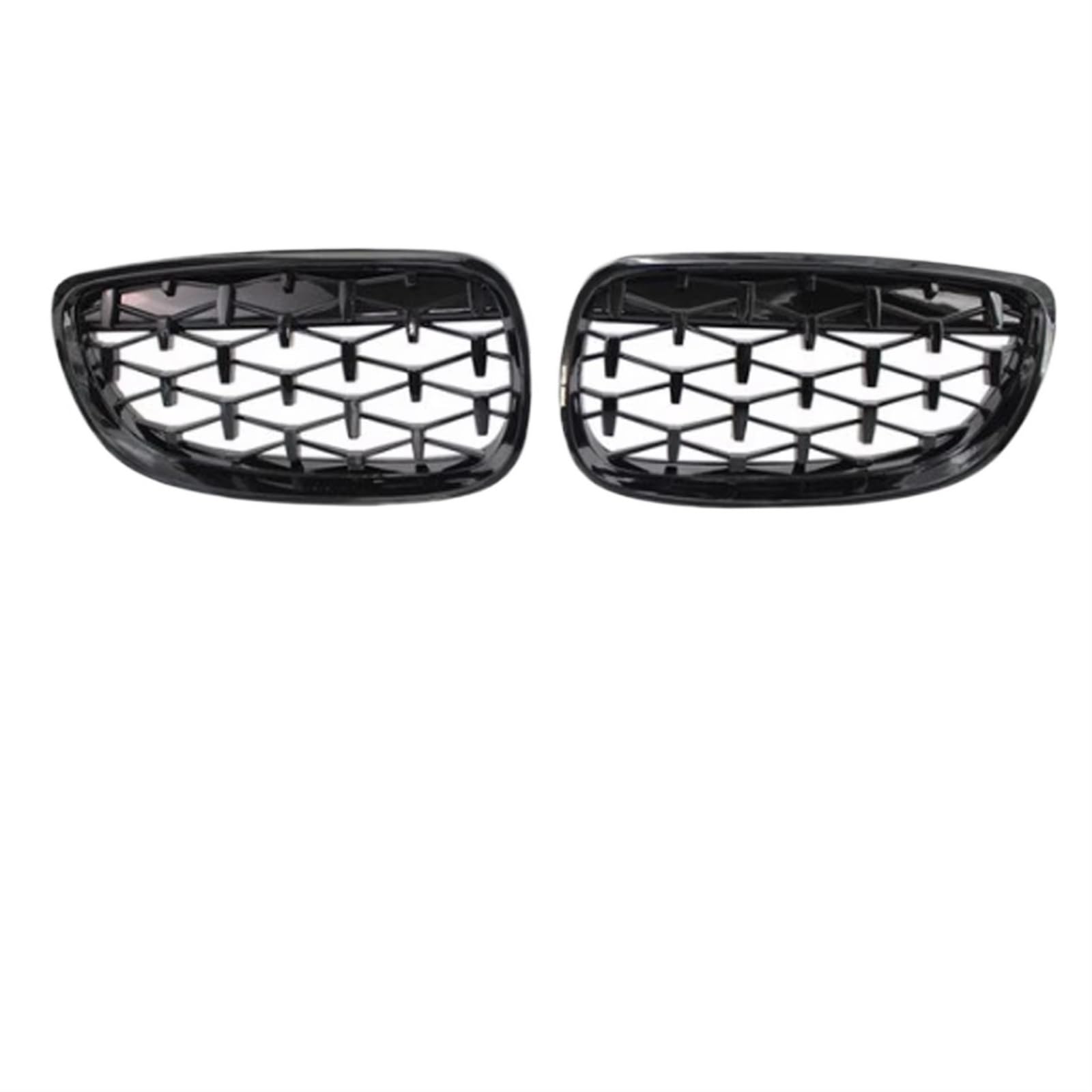 Auto Frontgrill Frontnierengrills Sportgrill Für 3er E92 E93 M3 2-Türer 2006–2009/2010–2013, Auto-Tuning-Zubehör Front Kühlergrille(06-09 G Black) von RXRJSU