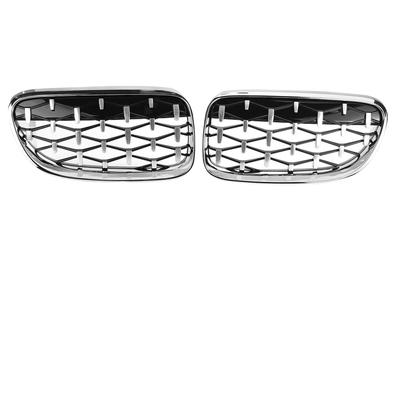 Auto Frontgrill Frontnierengrills Sportgrill Für 3er E92 E93 M3 2-Türer 2006–2009/2010–2013, Auto-Tuning-Zubehör Front Kühlergrille(10-13 Silver) von RXRJSU