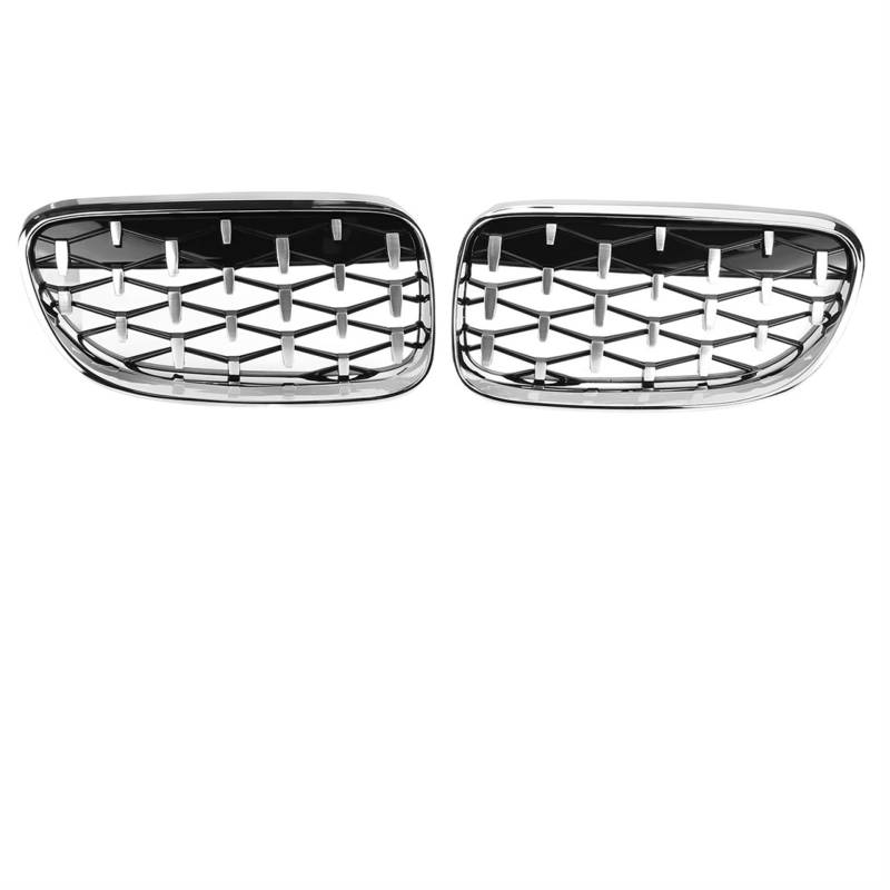 Auto Frontgrill Frontnierengrills Sportgrill Für 3er E92 E93 M3 2-Türer 2006–2009/2010–2013, Auto-Tuning-Zubehör Front Kühlergrille(10-13 Silver) von RXRJSU