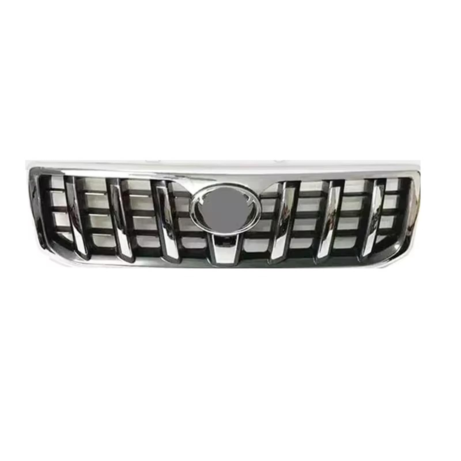 Auto Frontgrill Frontstoßstange Grill Mittelnetz Kühlergrill Für Toyota Für Land Für Cruiser Für Prado LC120 2700 4000 2003 2004 2005 2006 2007 2008 2009 Front Kühlergrille(Silber) von RXRJSU