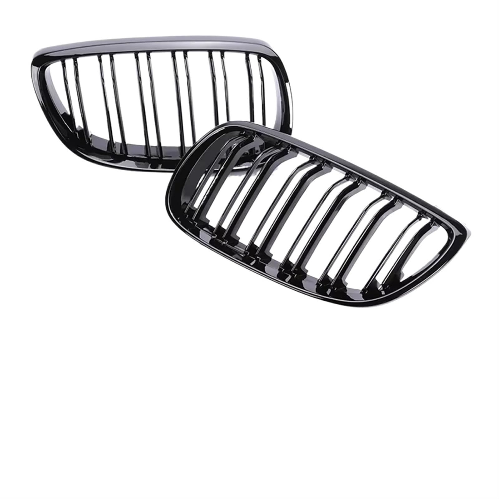 Auto Frontgrill Frontstoßstangen-Nierengrill, Kohlefaser-Design, Unterer Renngrill Für 3er-Serie E92 E93 325i 328i 330i 2005 2006 2007 2008 2009 2010 2011 2012 2013 Front Kühlergrille(Gloss Black 05-0 von RXRJSU