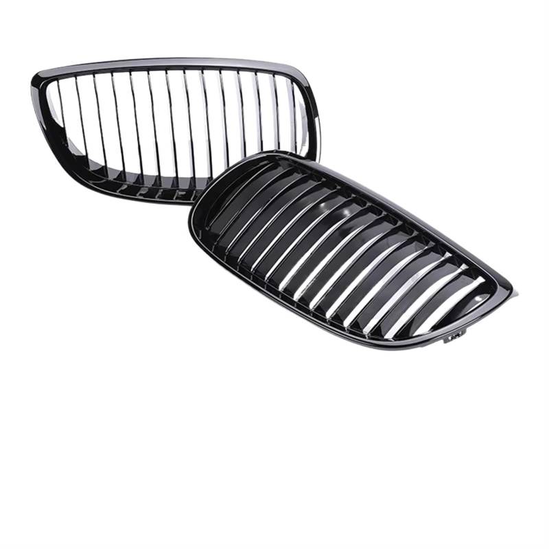 Auto Frontgrill Frontstoßstangen-Nierengrill, Kohlefaser-Design, Unterer Renngrill Für 3er-Serie E92 E93 325i 328i 330i 2005 2006 2007 2008 2009 2010 2011 2012 2013 Front Kühlergrille(Single Black 05- von RXRJSU