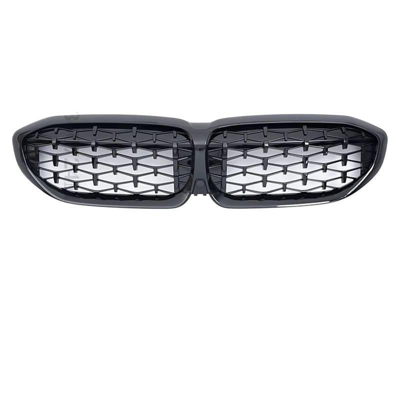 Auto Frontgrill Frontstoßstangenhaube Nierengrill Renngitter Für G20 3er G20 G21 G28 2019 2020 Ersatz Black Diamond Meteor Style Front Kühlergrille(2 Slat Glossy Black) von RXRJSU