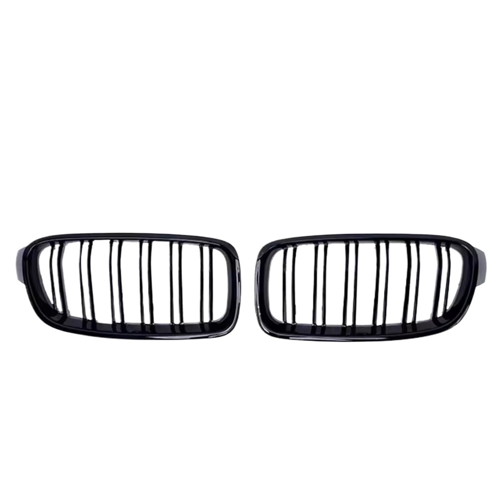 Auto Frontgrill Für 3er F30 Grill 2012–2019 F31 Front Grillz Schwarz Kohlefaser IDual Line Nierengrill 320i 325i 328 Zubehör Front Kühlergrille(Glossy Black) von RXRJSU