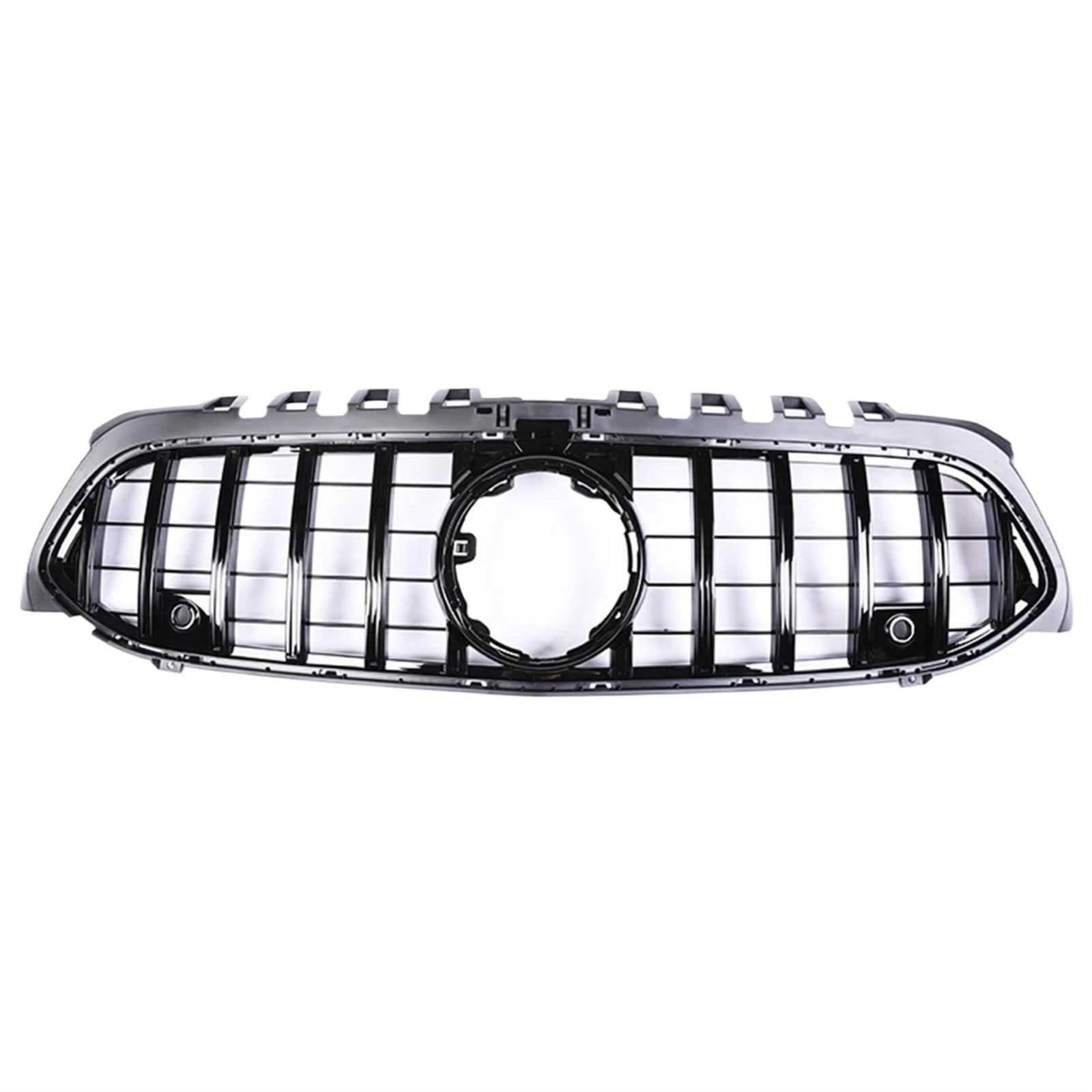 Auto Frontgrill Für Benz A-Klasse V177 W177 2019–2022 Frontstoßstange Panamericana Für GTR Diamond Für AMG A35 A45 A200 A180 Schwarzer Chrom-Grill Front Kühlergrille(12 GT Black) von RXRJSU