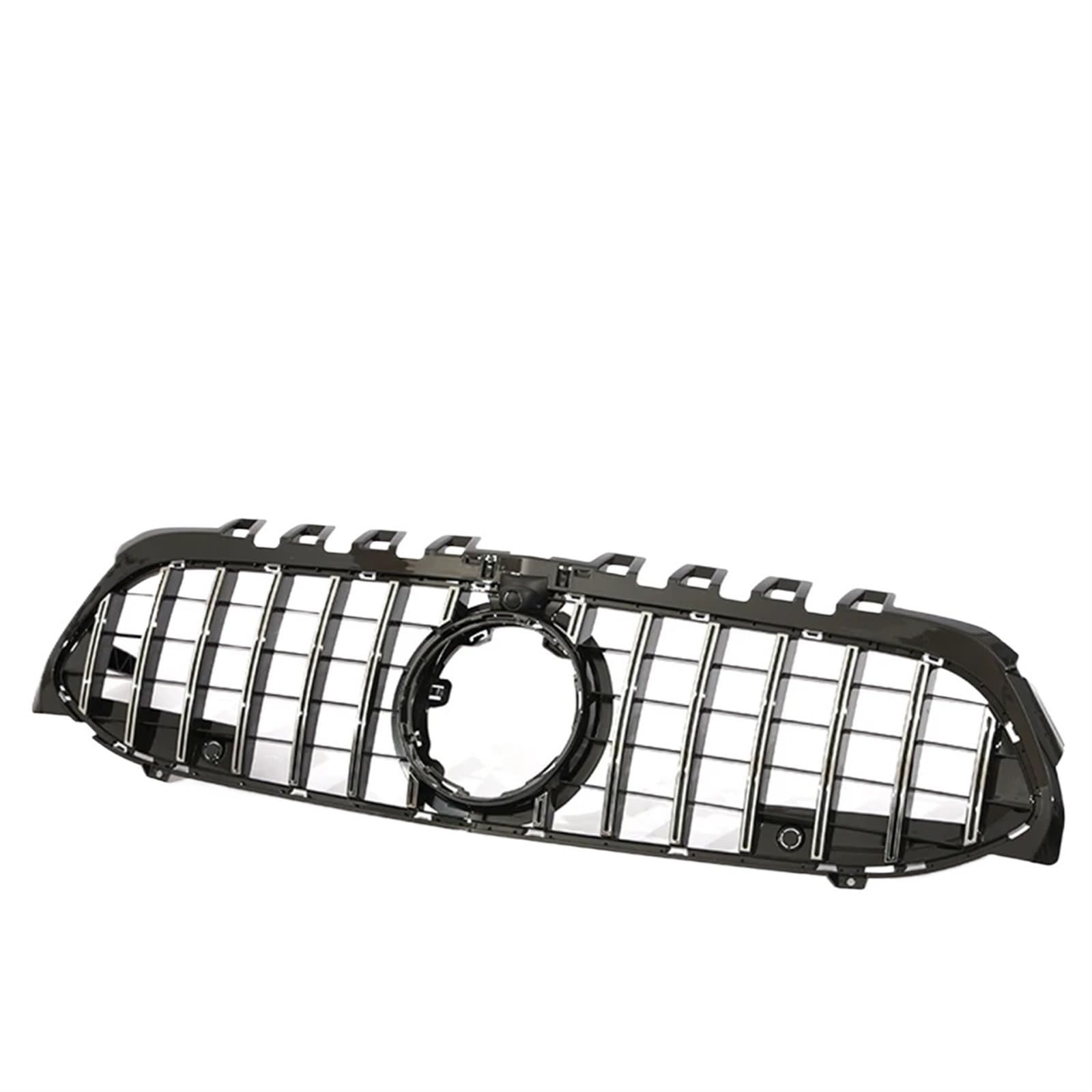 Auto Frontgrill Für Benz A-Klasse V177 W177 2019–2022 Frontstoßstange Panamericana Für GTR Diamond Für AMG A35 A45 A200 A180 Schwarzer Chrom-Grill Front Kühlergrille(14 GT Chrome W Cam) von RXRJSU